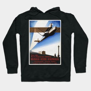 Italy Airline Vintage Poster 1924 Hoodie